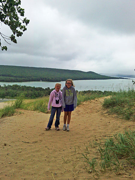 glen lake view from cottonwood trail